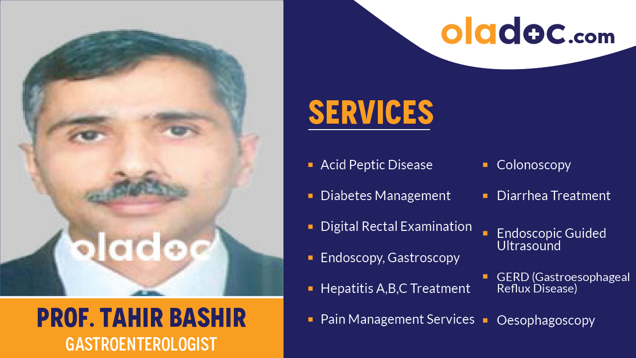 Services provided by Prof.Tahir Bashir
